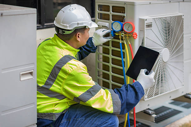 Professional Hvac technician working in Phelan, CA